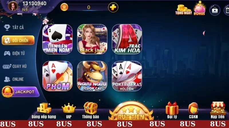 Đối chiến cung cấp nhiều game hot